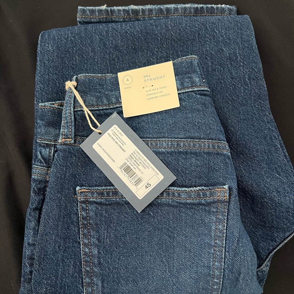 L3-Target 90s Straight Dark Blue Jeans